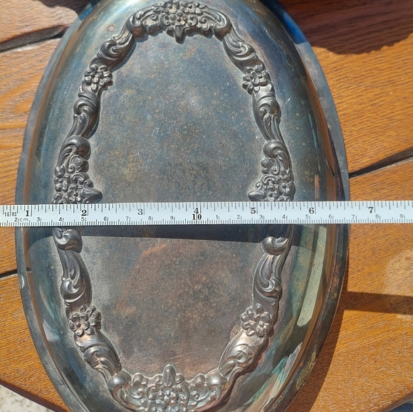 Antique Serving Dish With Cover Silver Plated - Picture 11 of 11